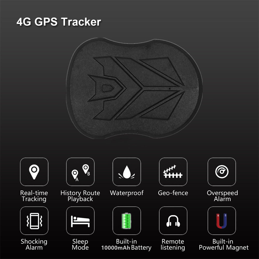 New Waterproof Real Time Strong Magnetic Car Tracking Locator Auto GPS  Tracker