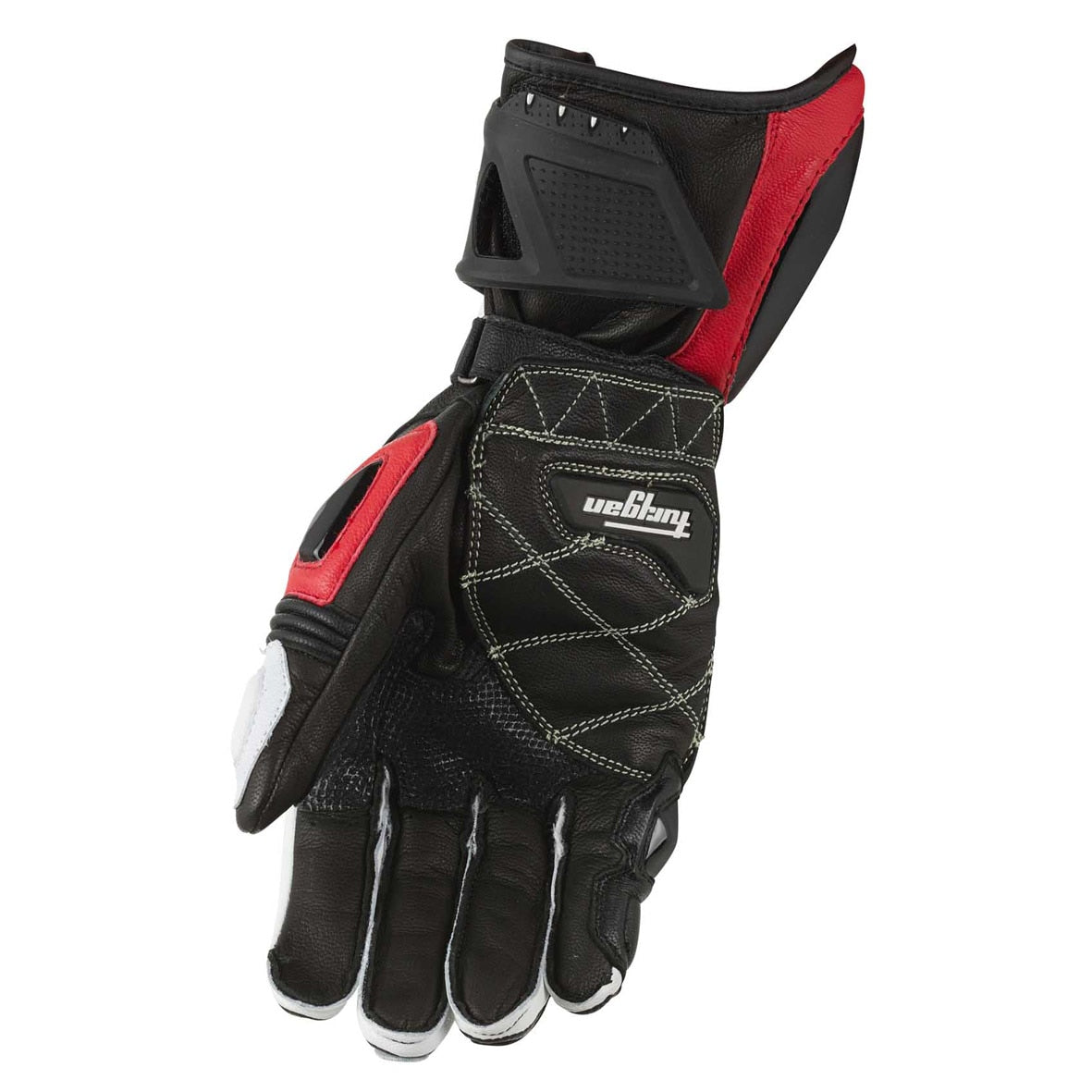 Full length Genuine Leather Motorcycle Riding Gloves